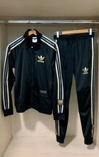 Adidas Originals Chile 20 Full Tracksuit Black Men Size M Tuta Nera Uomo Vintage