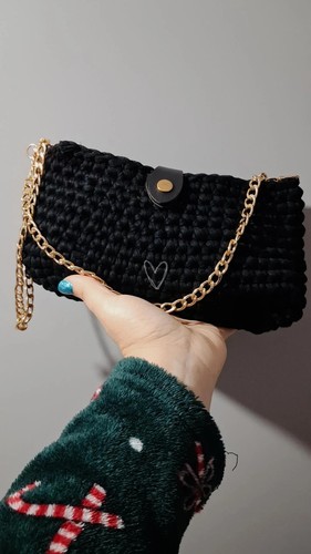Borsa fatta mano uncinetto - borsa,