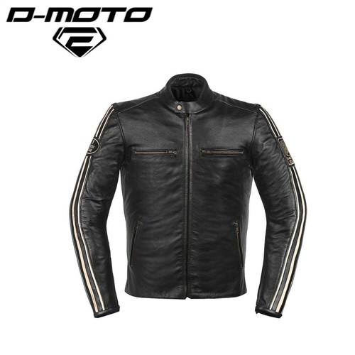 Giacca moto uomo vintage vera