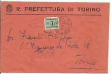 RSI - Lettera nel distretto con 25 cent. Segnatasse Fascetto 06.05.1944