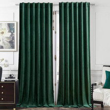 Tende in Velluto Verde, 213 Cm