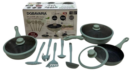 Set pezzi padelle pietra - in,