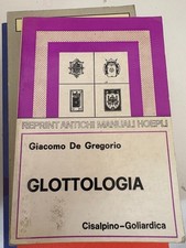 DE GREGORIO, GLOTTOLOGIA -