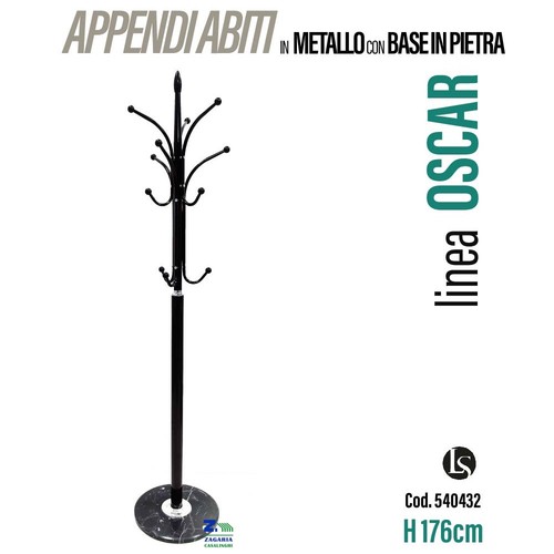 Appendiabiti con piantana base - appendiabiti,