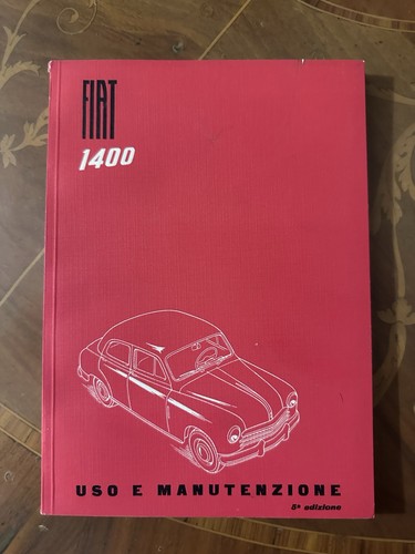 Libretto fiat 1400 - fiat,
