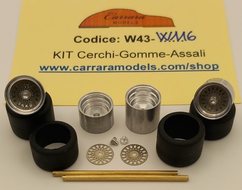 Cerchi bbs alluminio - 1:43,