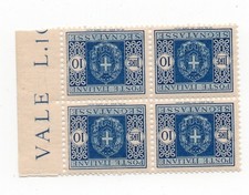 1934 kingdom tax marker lire - kingdom,