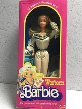 Vintage barbie doll western - doll,