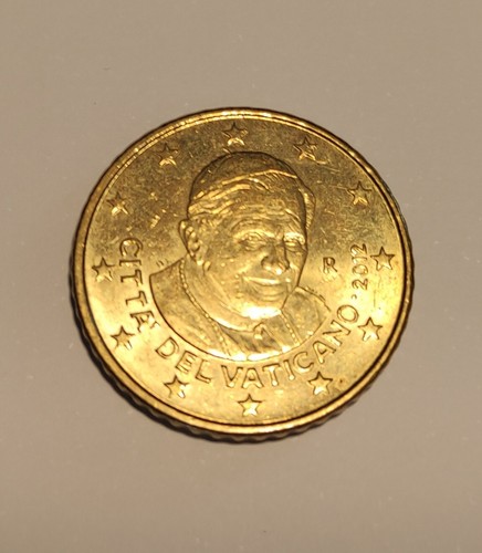 Moneta euro vaticano - moneta,