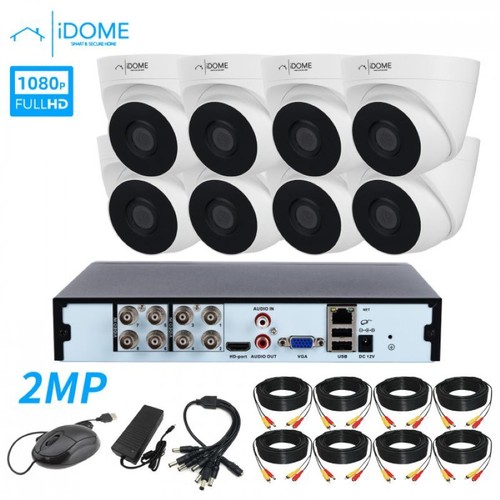 Idome cctv home security 2mp - 2mp, 8
