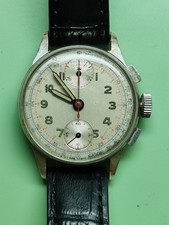 Crono VINTAGE Cal. Venus 170 RARO Militare Telemetre Radium Quadrante e sfere 