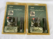 2 staffe di montaggio a parete/soffitto NOS originali Bose Cube UB 20 nere