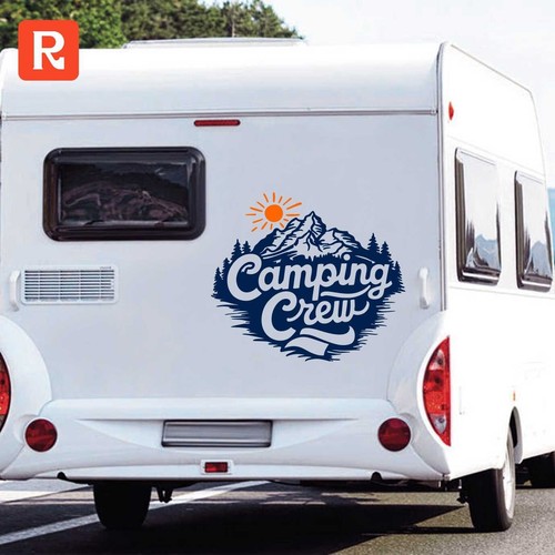 Adesivo per camper - , campeggio