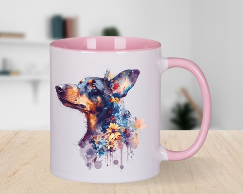 Pinscher pink coffee - 11, oz