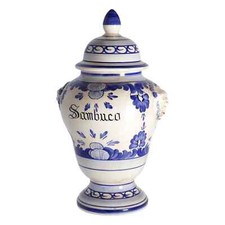 Vaso Anfora Farmacista Erborista in Ceramica Made in ITALY dipinta a mano arredo