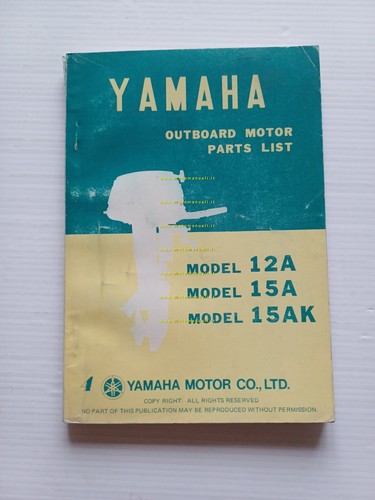 Yamaha motori fuoribordo 12a - yamaha,