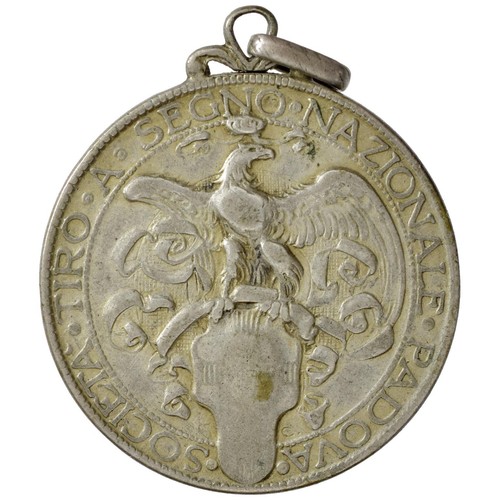 Medaglia argento società tiro - medaglia,