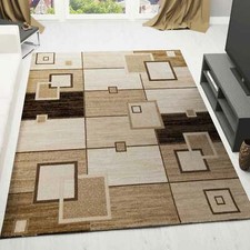 Soggiorno Tappeto Braun Beige