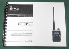 Icom IC-R5 Manuale Istruzioni: Pettine Legato e Cover Protettive