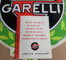 LIBRETTO ISTRUZIONI GARELLI
