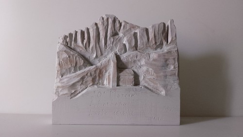 Bassorilievo legno scolpito - in,