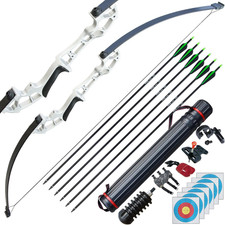 Arco E Frecce Tiro Con L'Arco Arco Ricurvo Arco Da Caccia 50 Pollici 30 Libbre 4