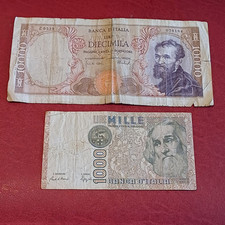 Lotto Banconote Italiane 10000