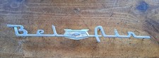 Vintage 1953-54 Chevy Belair emblema originale "script" vedi foto
