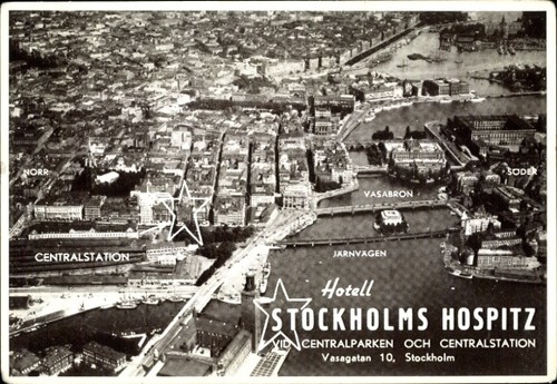 Cartolina stoccolma svezia - stoccolma,