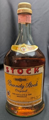 Bottiglia stock brandy vintage - stock,
