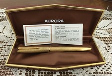 Penna Aurora a sfera placcata