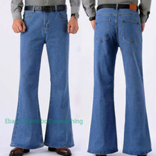 Mens Bell Bottom Jeans Flared