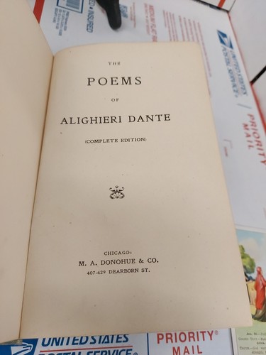 Dante the poems - dante, of