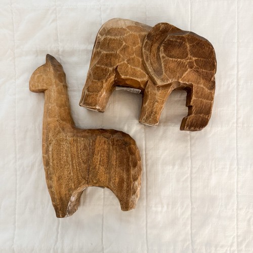 Statuine animali legno - in,