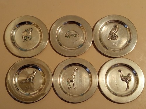 Piattini argento 800 - , anni