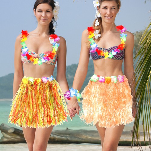 Sets gonne hawaii accessori - hawaii,