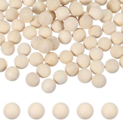 100pcs sfere legno - 100pcs, in