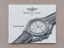 BREITLING Libretto Booklet Manual per CHRONOMAT 