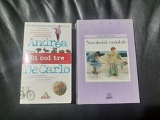 2 LIBRI: Di Noi Tre - Andrea De Carlo, NUVOLOSITA' VARIABILE - CARMEN M. GAITE