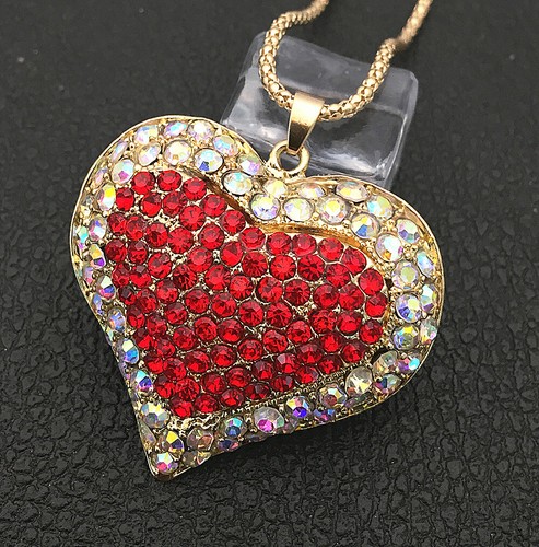 Collana maglione cristallo - collana, ab