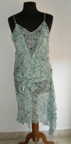 Elegante raffinato vestito - e,