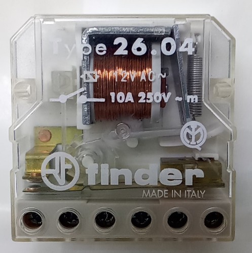 Finder tipo 12v ac - 26.04, ac~