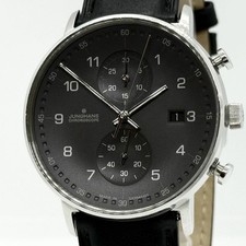 Orologio Junghans Form C Uomo Quarzo Cronografo Quadrante Grigio di JP
