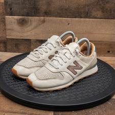 NEW BALANCE 696 LINEA DONNA SCARPE SPORTIVE SNEAKERS RETRÒ PELLE CREMA MISURA 7,5B