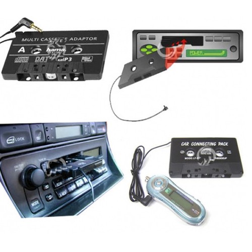 Cassette audio tape adapter - cassette,