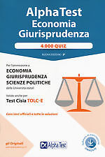 alpha test economia e giurisprudenza (12) 4000 quiz con contenuto digitale aavv 