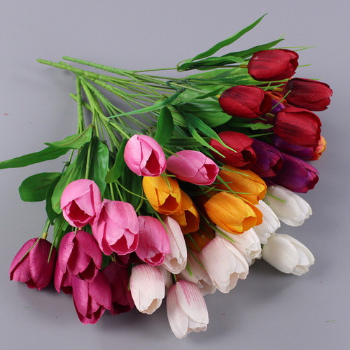 Bouquet tulipani cm - di, seta