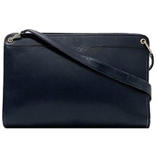 Borsa semi tracolla Christian Dior EC21624 pelle navy vintage autentica
