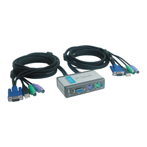 Switch kvm link con cavi - switch, d-link