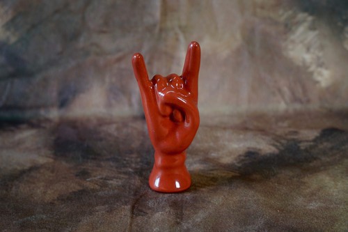 Mano corna ceramica vietrese - corna,